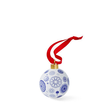 Blue Italian Spoked Bauble